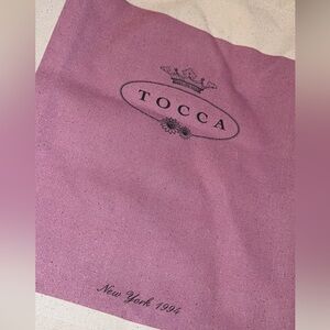 NWOT Tocca Pink Canvas Large Tote Bag